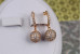 Сережки Xuping Jewelry дискотека 2.8 см золотисті