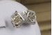 Сережки Xuping Jewelry квіткове панно 1.6 см сріблясті