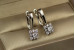 Сережки Xuping Jewelry сором'язливість 2.1 см сріблясті