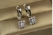 Сережки Xuping Jewelry сором'язливість 2.1 см сріблясті