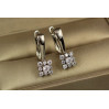 Сережки Xuping Jewelry сором'язливість 2.1 см сріблясті