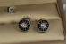 Сережки гвоздики Xuping Jewelry календар майя 8 мм сріблясті