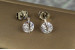 Сережки гвоздики Xuping Jewelry сніжна королева 9 мм сріблясті