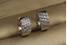 Сережки Xuping Jewelry кільця пепит 1.4 см сріблясті