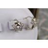 Сережки дитячі Xuping Jewelry тінь зірки 1.2 см сріблясті