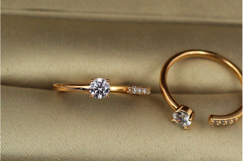 Кільце Xuping Jewelry скромність р 18+ золотисте
