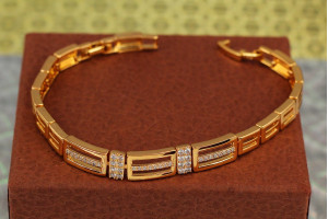 Браслет Xuping Jewelry Будапешт 19 см 8 мм золотистий