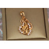 Кулон Xuping Jewelry мадмуазель 2.2 см золотистий