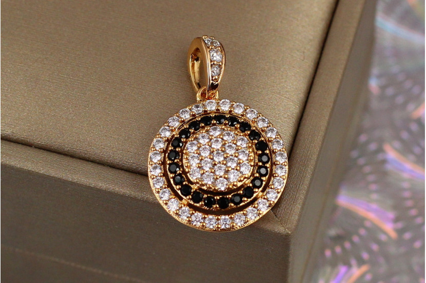 Кулон Xuping Jewelry доміно 1.8 см золотистий