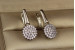 Сережки Xuping Jewelry новий всесвіт 2.4 см сріблясті