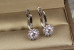 Сережки Xuping Jewelry хризантема 1.7 см сріблясті