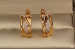 Сережки Xuping Jewelry Аризона 1.6 см золотисті