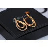 Сережки Xuping Jewelry дужка 2.2 см золотисті