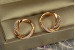 Сережки Xuping Jewelry позначник 1.6 см золотисті