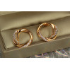 Сережки Xuping Jewelry позначник 1.6 см золотисті