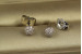 Сережки гвоздики Xuping Jewelry напівсфера 5 мм сріблясті
