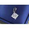 Кулон Xuping Jewelry ромбак 1.1 см сріблястий