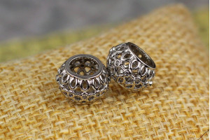 Кулон шарм Xuping Jewelry петелька 7 мм сріблястий