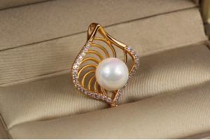 Кулон Xuping Jewelry підводний світ із перлиною 2.7 см золотистий