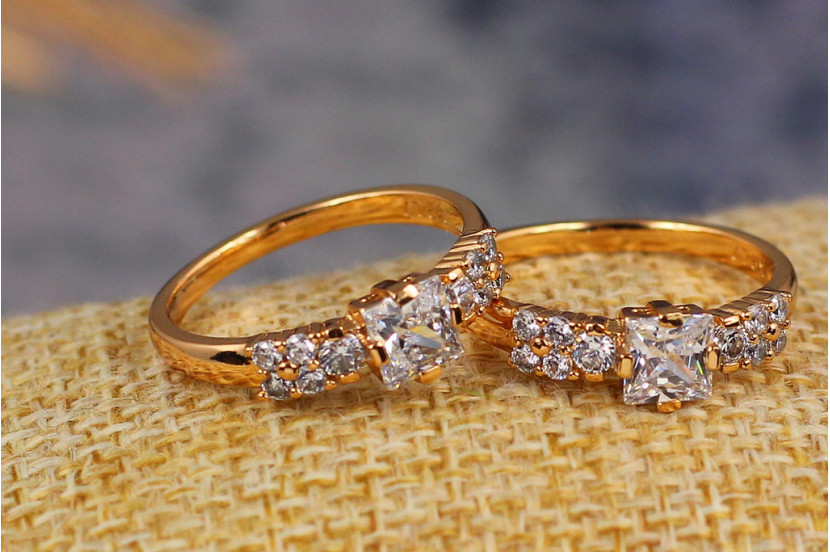Кільце Xuping Jewelry хайтек р 17 золотисте