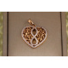 Кулон Xuping Jewelry серце сходу 2 см золотистий