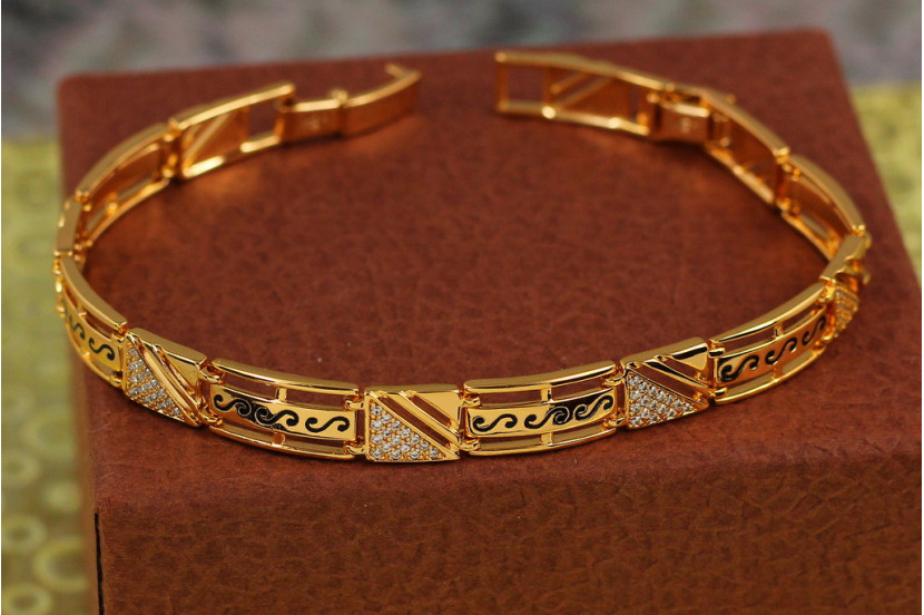 Браслет Xuping Jewelry Клеопатра 19.5 см 8 мм золотистий