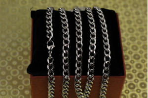 Цегла Xuping Jewelry круглий панцир 60 см 6 мм сріблястий