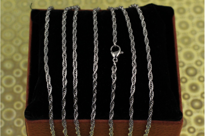 Ланцюг Xuping Jewelry канатик 45 см 2 мм сріблястий