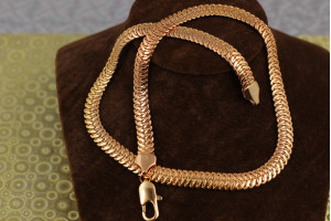 Цепь Xuping Jewelry анаконда 45 см 8 мм золотистий Цепь Xuping Jewelry анаконда 45 см 8 мм золотистий