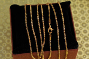Цепь Xuping Jewelry ріжок 45 см 2 мм золотистий