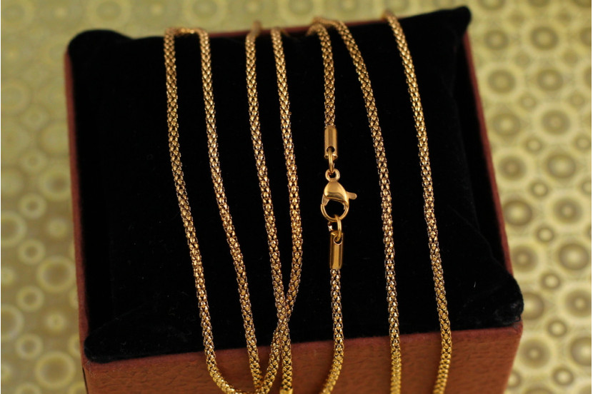 Ланцюг Xuping Jewelry ріжок 45 см 2 мм золотистий