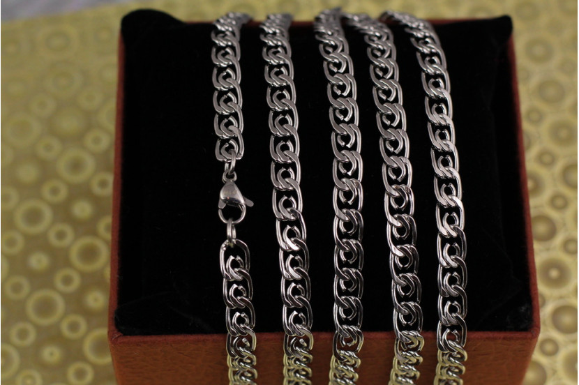 Ланцюг Xuping Jewelry лав 50 см 6 мм сріблястий