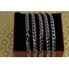 Ланцюг Xuping Jewelry лав 50 см 6 мм сріблястий
