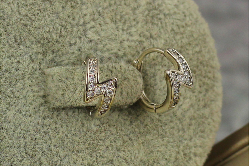Сережки Xuping Jewelry майський грім 12 мм сріблясті