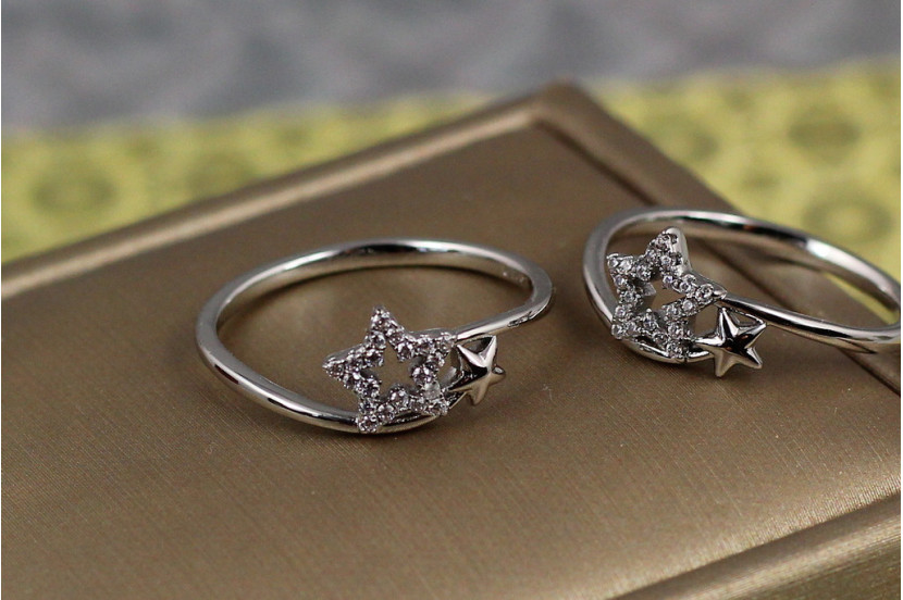 Кільце Xuping Jewelry хвіст комети р 20 сріблясте