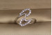 Кільце Xuping Jewelry вигадливий зигзаг р 19 сріблясте