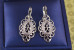 Сережки Xuping Jewelry східний край 3.3 см сріблясті