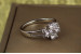 Кільце Xuping Jewelry чотирилисник 18 р сріблясте