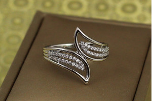 Кільце Xuping Jewelry крильця 18 р сріблясте