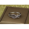 Кільце Xuping Jewelry романтик з чорнуванням 19 р сріблясте