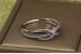 Кільце Xuping Jewelry романтик з чорнуванням 19 р сріблясте