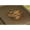 Кільце Xuping Jewelry молоде листя р 18 золотисте