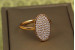 Кільце Xuping Jewelry прекрасний овал р 19 золотисте