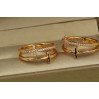 Кільце Xuping Jewelry разом знову р 19 золотисте