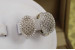 Сережки Xuping Jewelry мушкетер 1.5 см сріблясті