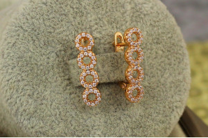 Сережки Xuping Jewelry повітряні кульки 2 см золотисті