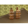 Сережки Xuping Jewelry парканчик 1.6 см золотисті