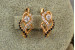 Сережки Xuping Jewelry світанок 1.5 см золотисті