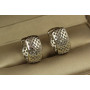 Сережки Xuping Jewelry кільця ситечко 1.5 см сріблясті
