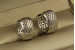 Сережки Xuping Jewelry кільця ситечко 1.5 см сріблясті